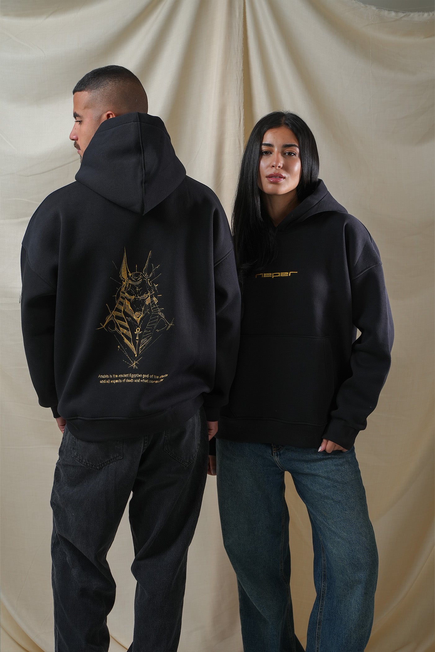 Anubis Guardian Hoodie – Black Edition