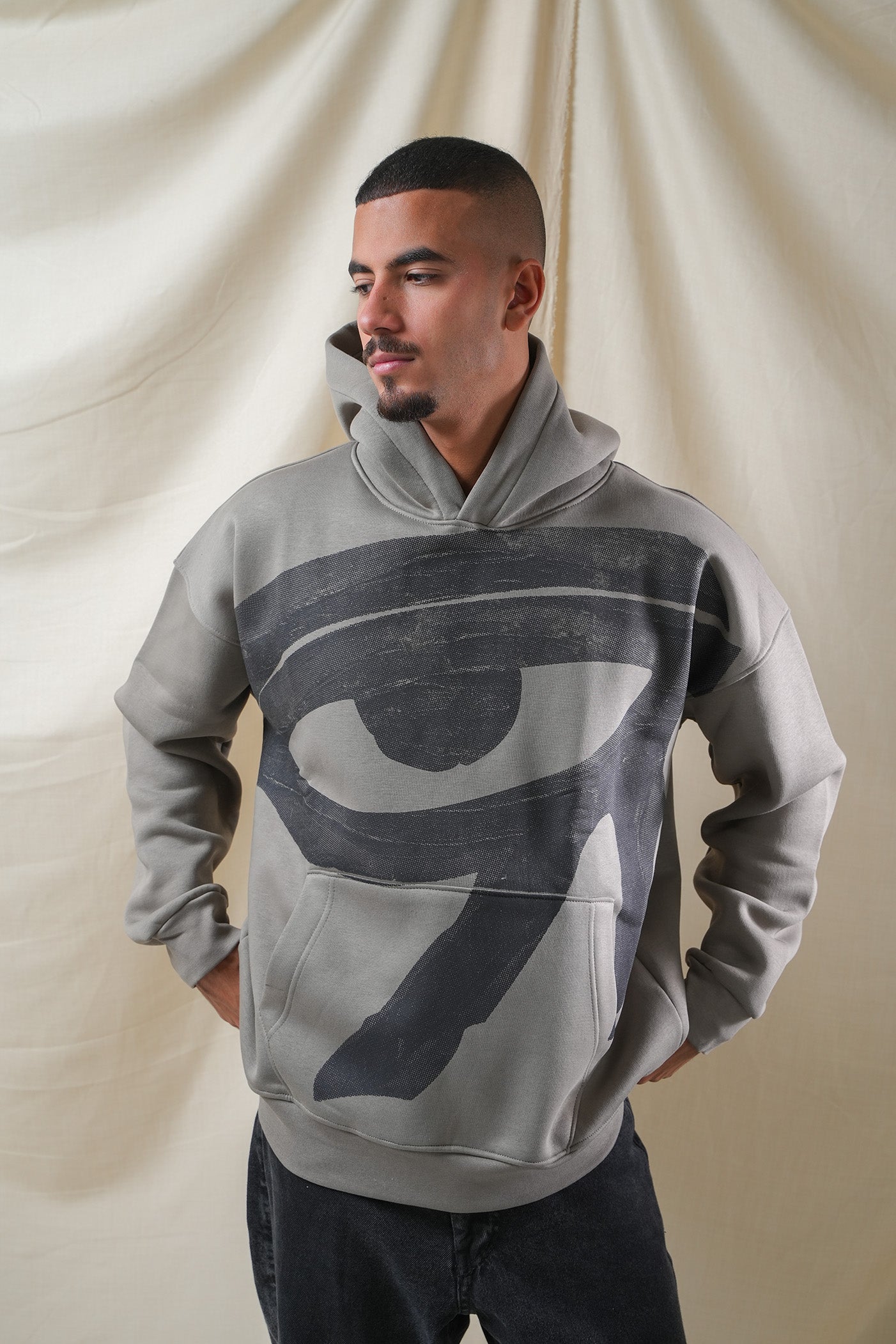 Eye of Ra Hoodie – Ash Grey Edition