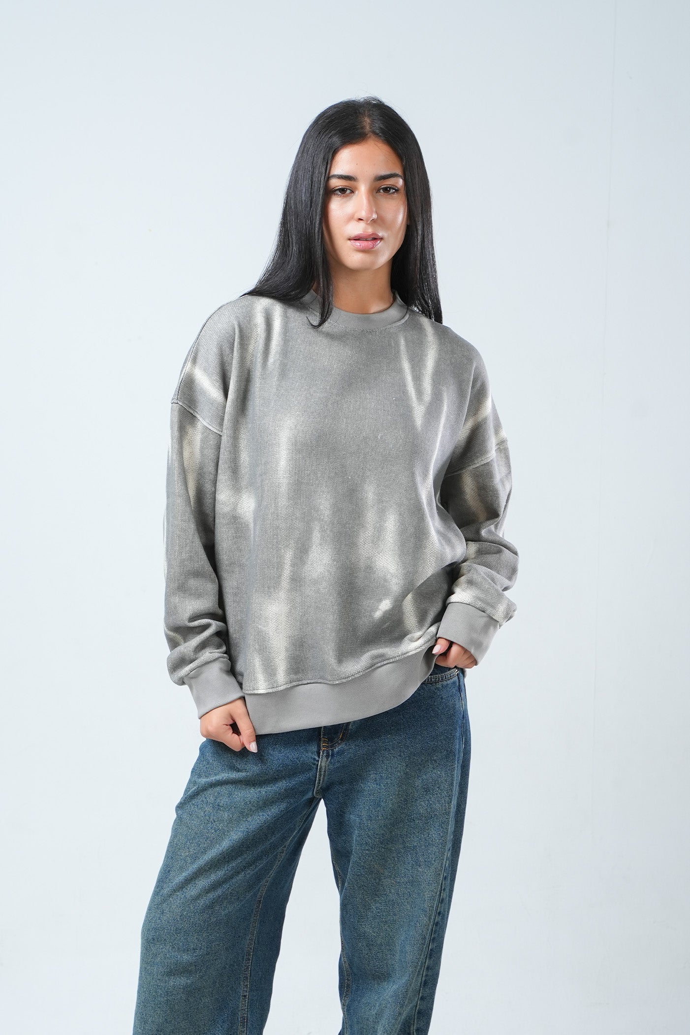 Ash Fade Crewneck – Gray