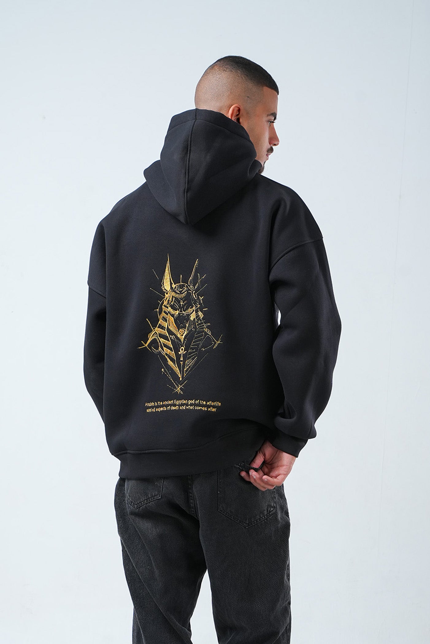 Anubis Guardian Hoodie – Black Edition