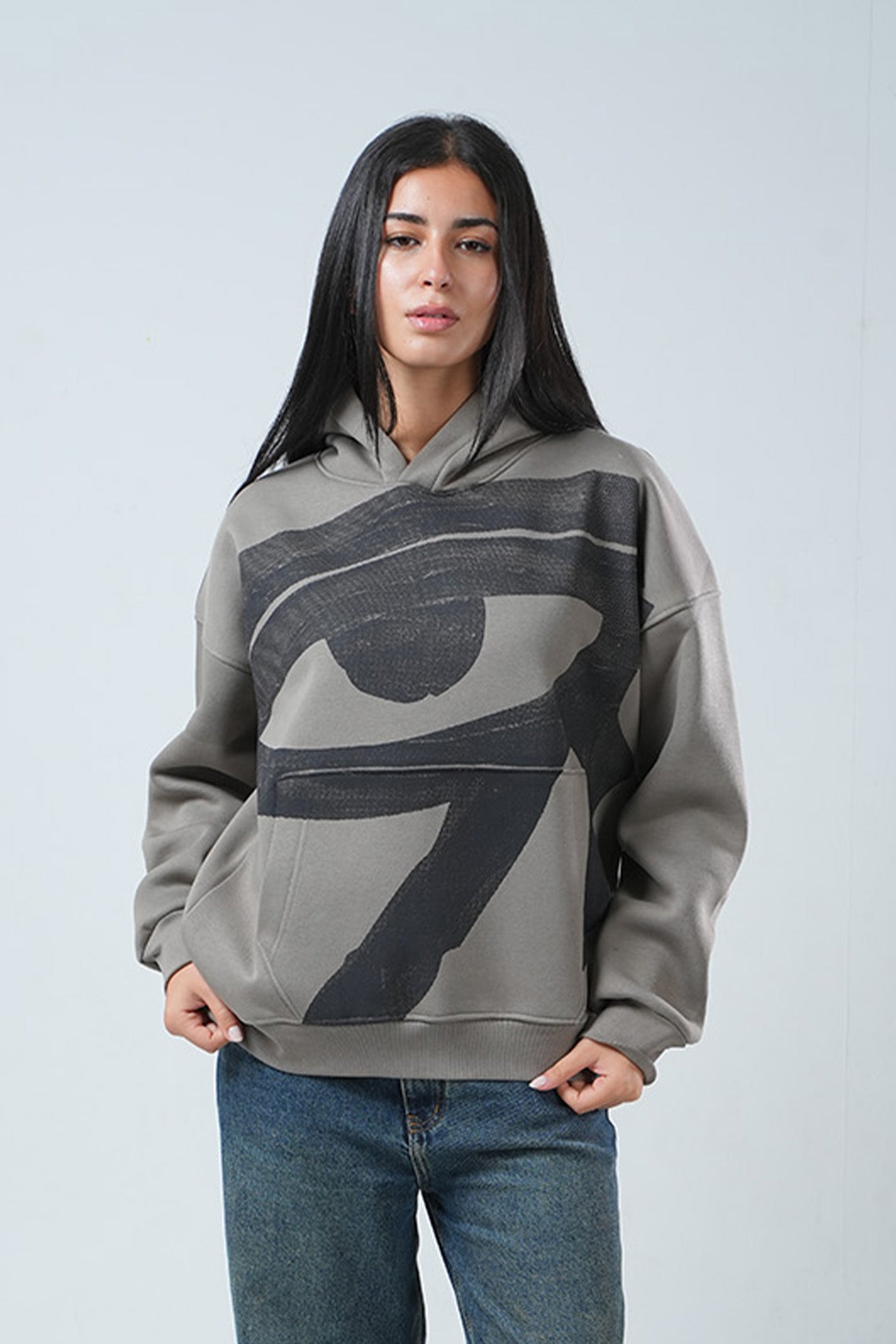 Eye of Ra Hoodie – Ash Grey Edition