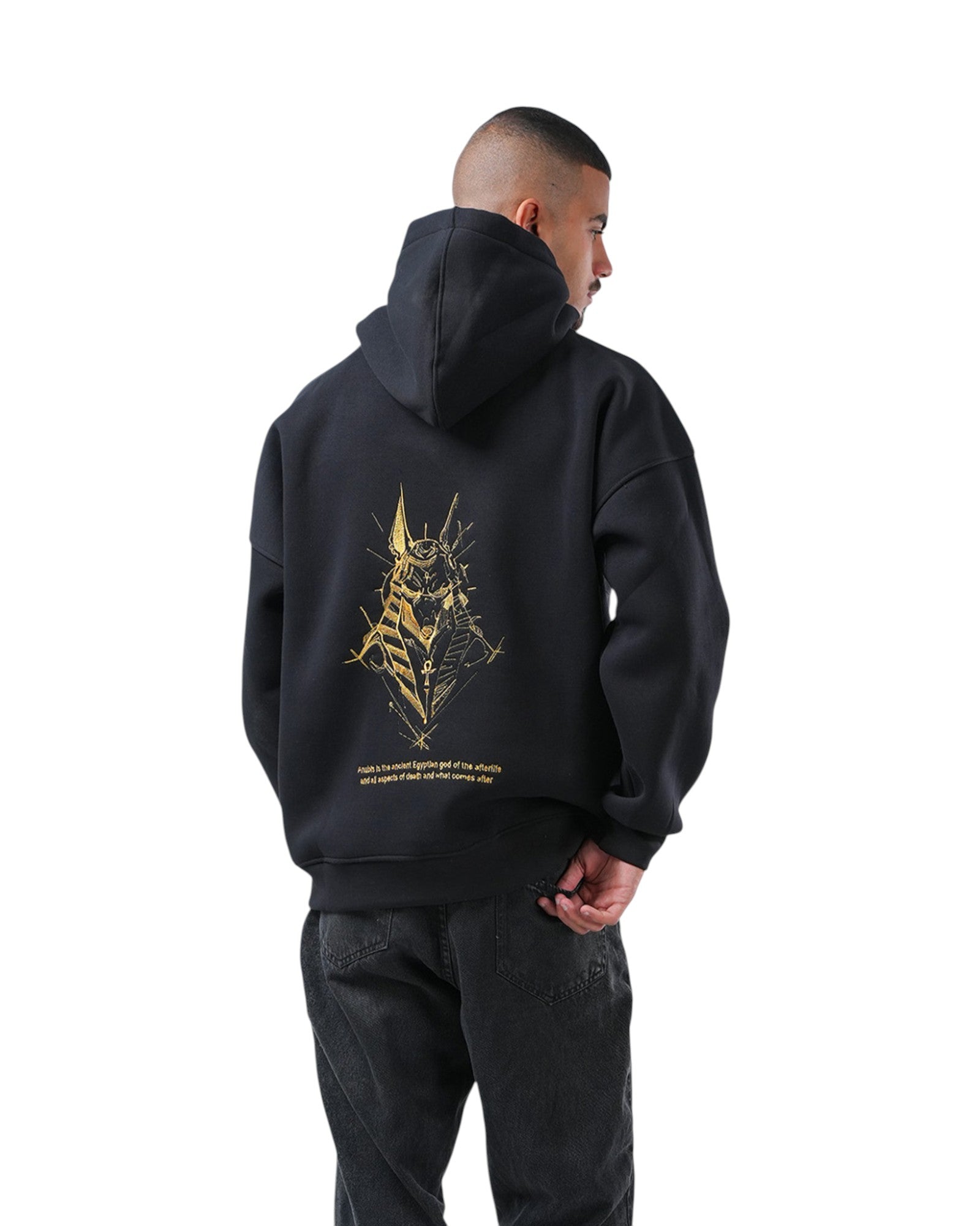 Anubis Guardian Hoodie – Black Edition