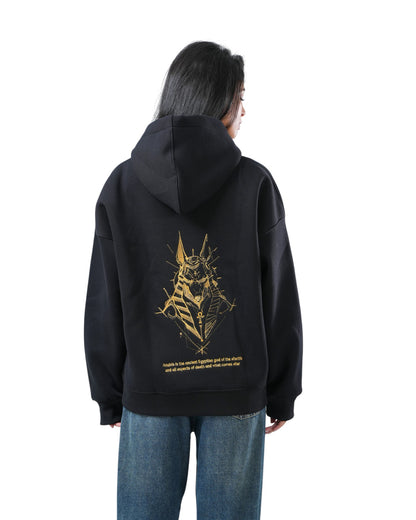 Anubis Guardian Hoodie – Black Edition