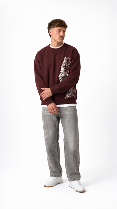 Akhen Glitch Oversize Sweatshirt — Burgundy — Artboard 91.png