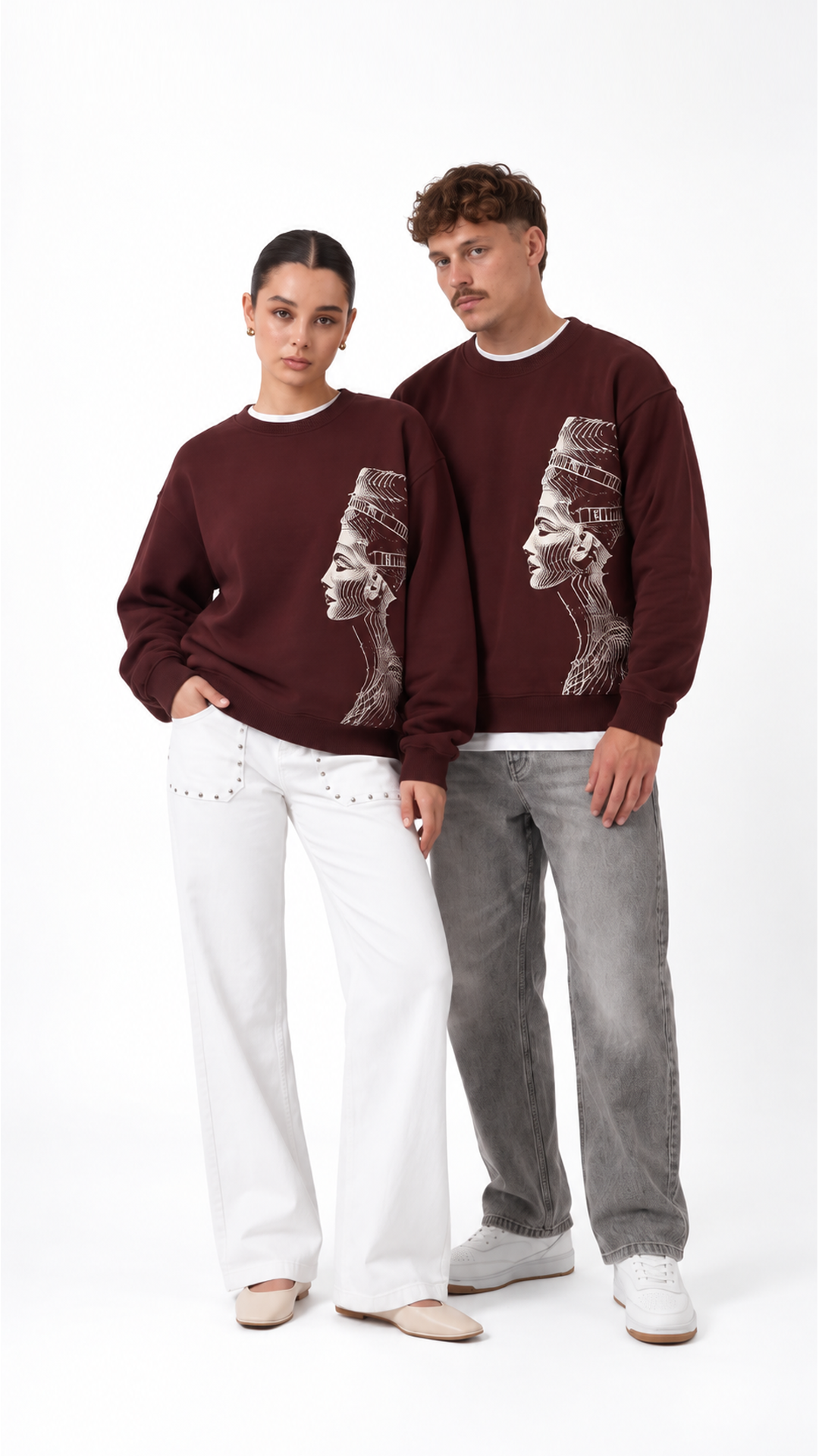 Akhen Glitch Oversize Sweatshirt — Burgundy — Artboard 94.png