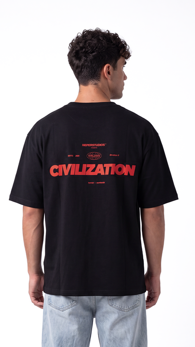 Civilization Code Tee - Black