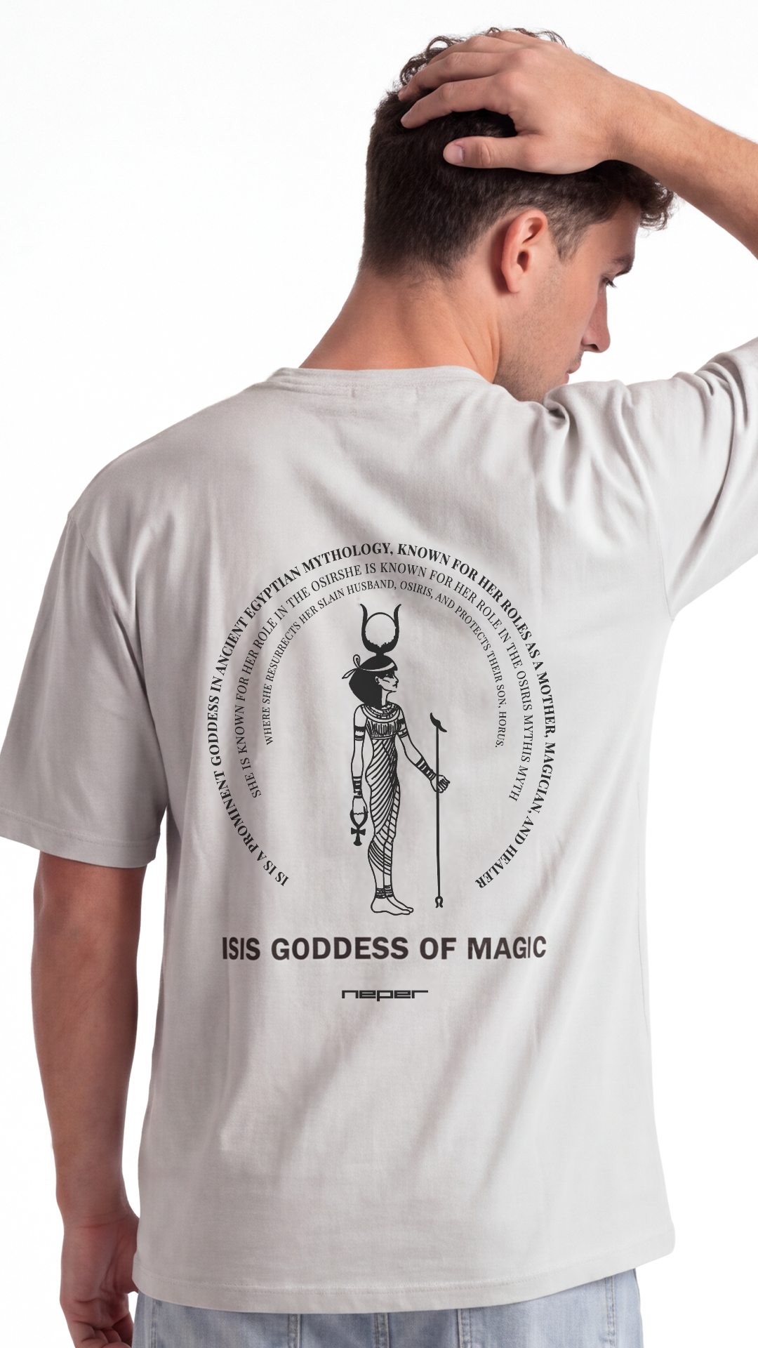 Isis Arc Tee - Gray