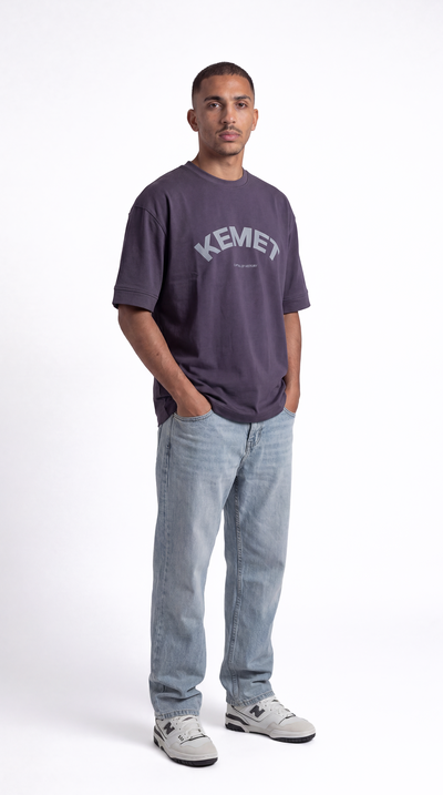 Kemet Arch Tee – Mauve Purple