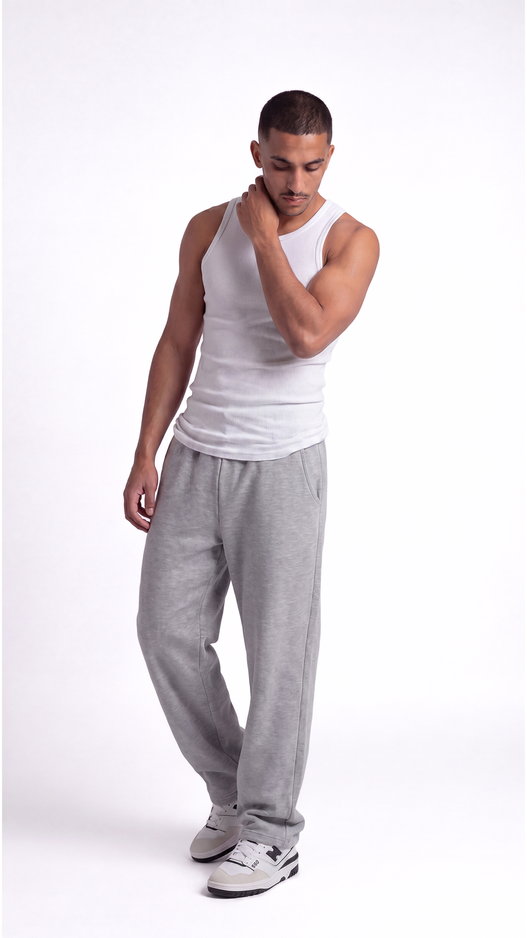 Wide Leg Sweatpants – Gray