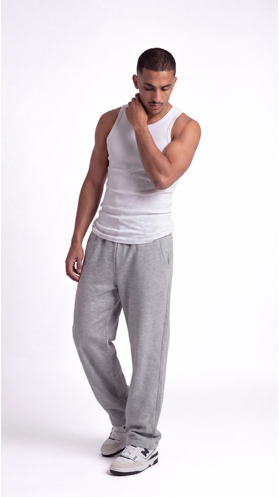 Wide Leg Sweatpants – Gray