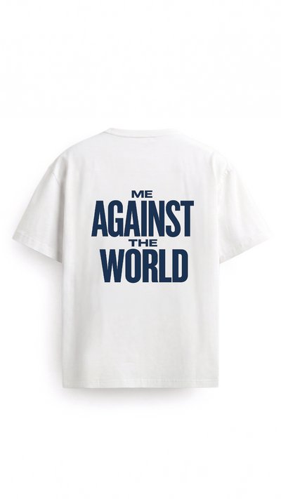 Against The World Tee - White