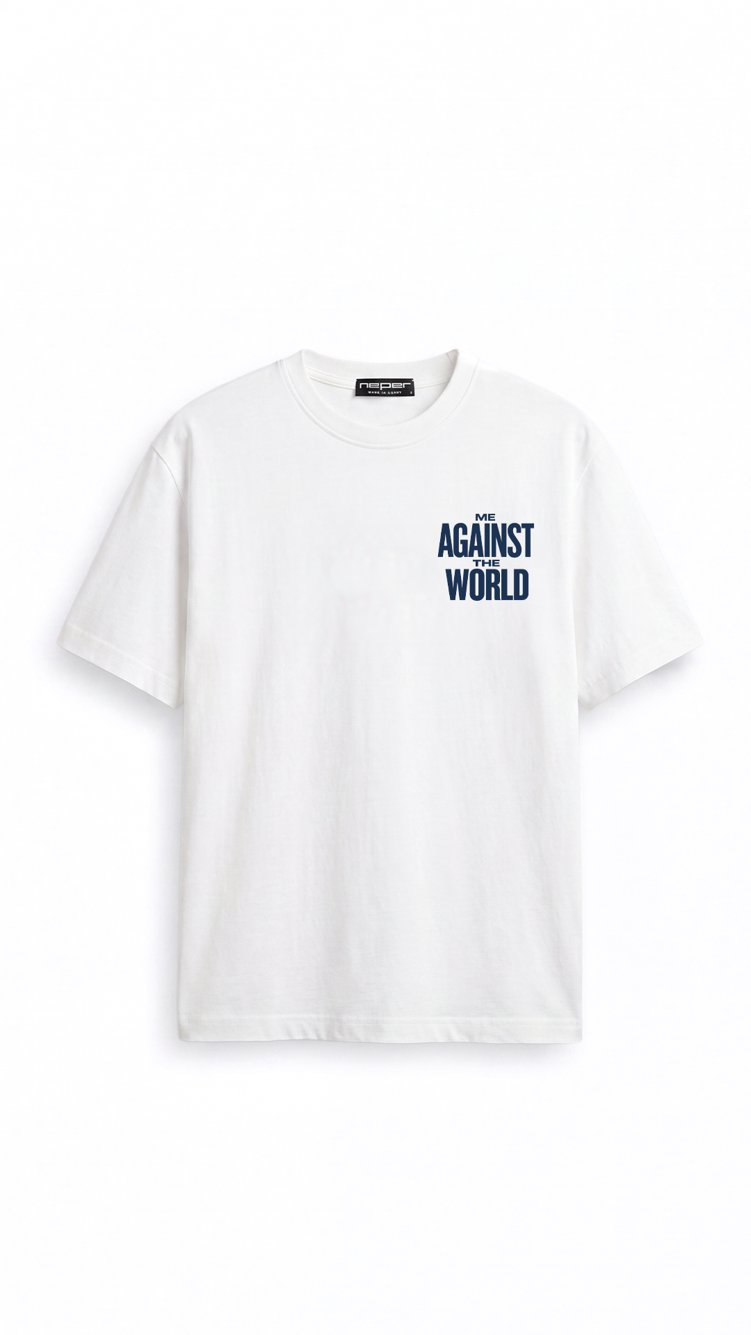 Against The World Tee - White