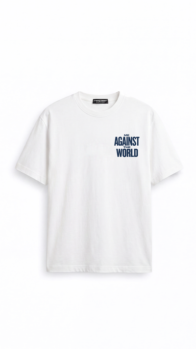 Against The World Tee - White