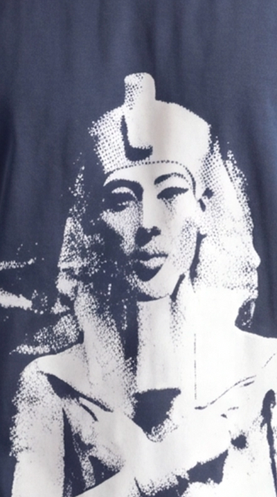 Akhen Shades Tee - Indigo