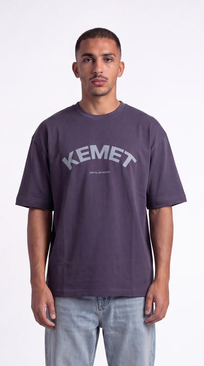 Kemet Arch Tee – Mauve Purple