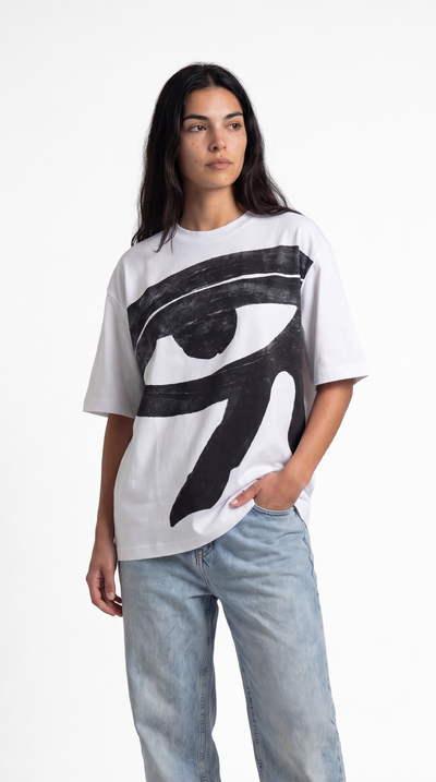 Eye of Ra Tee – White
