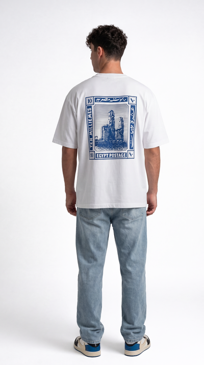 Kemet Stamp Tee - White