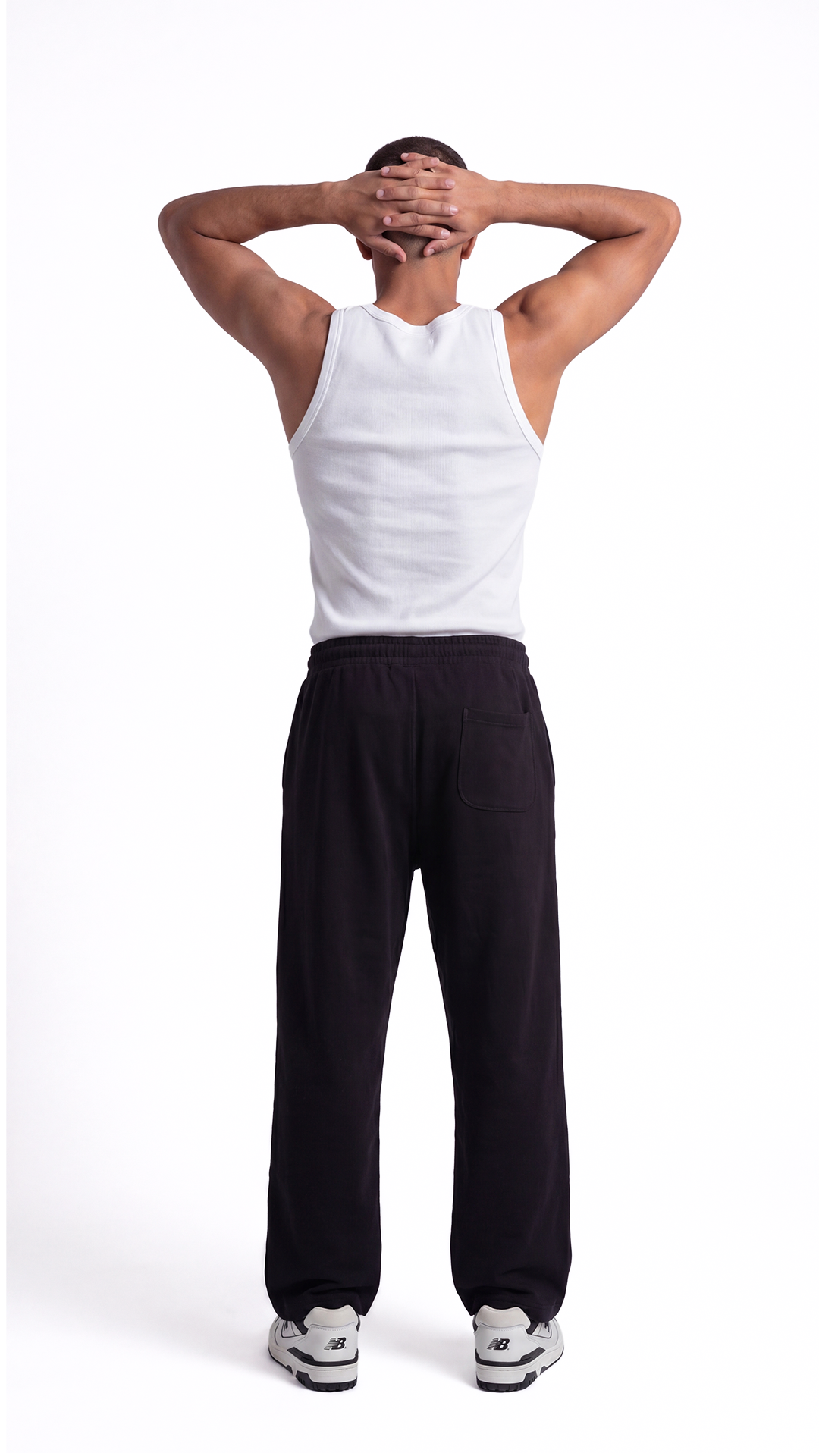 Wide Leg Sweatpants – Black