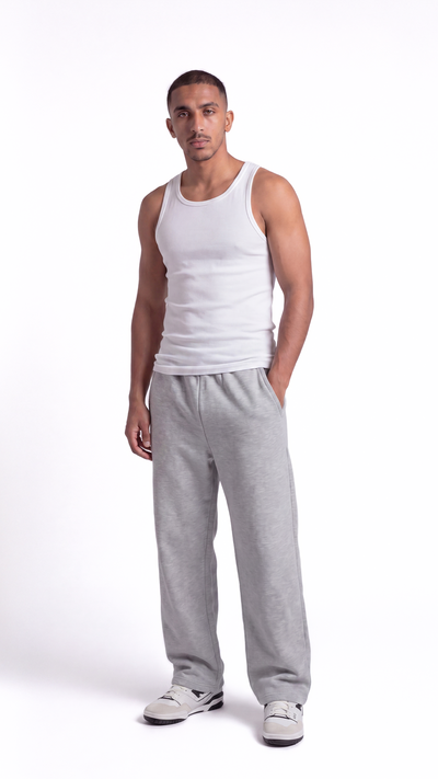 Wide Leg Sweatpants – Gray