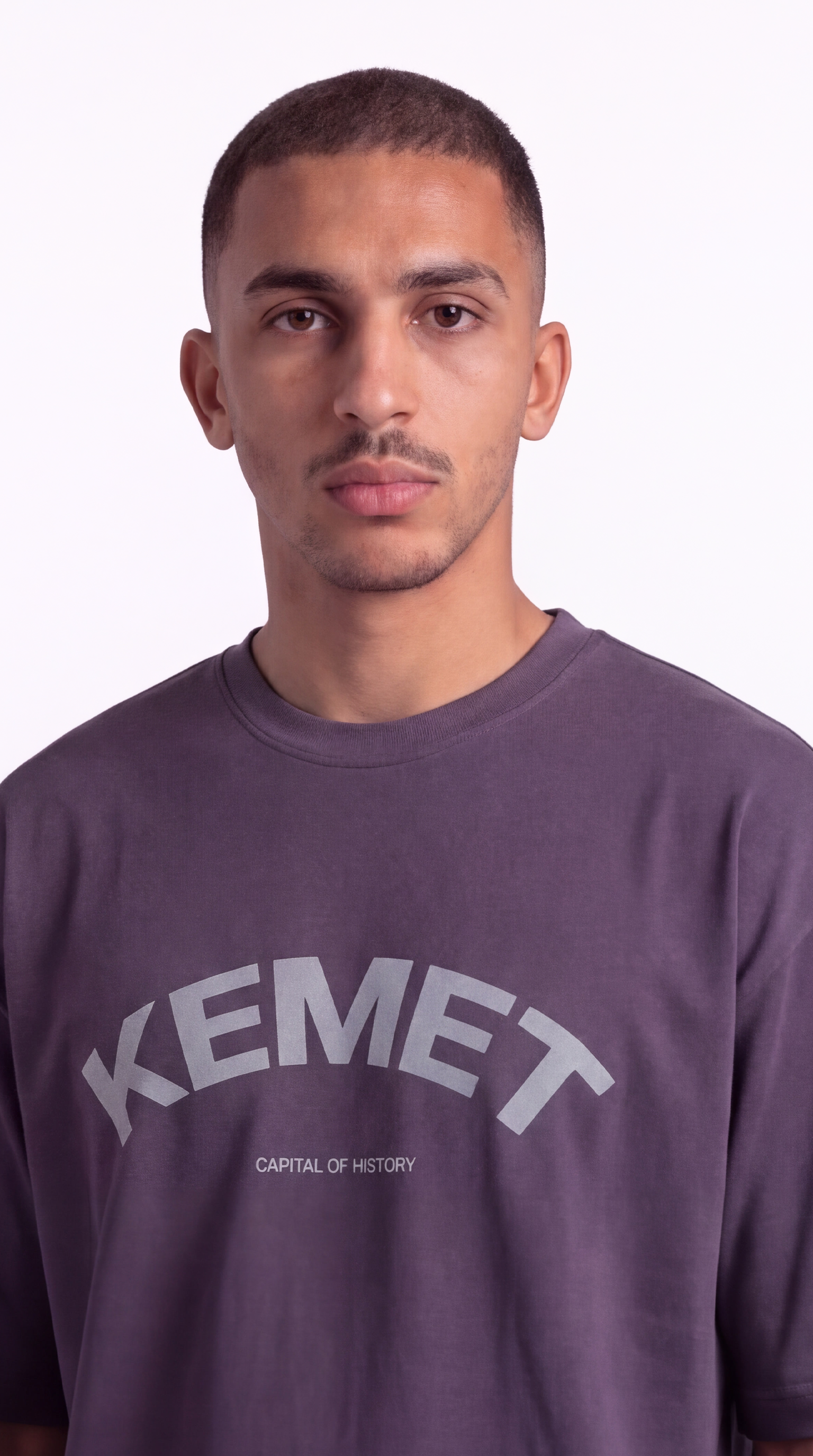 Kemet Arch Tee – Mauve Purple