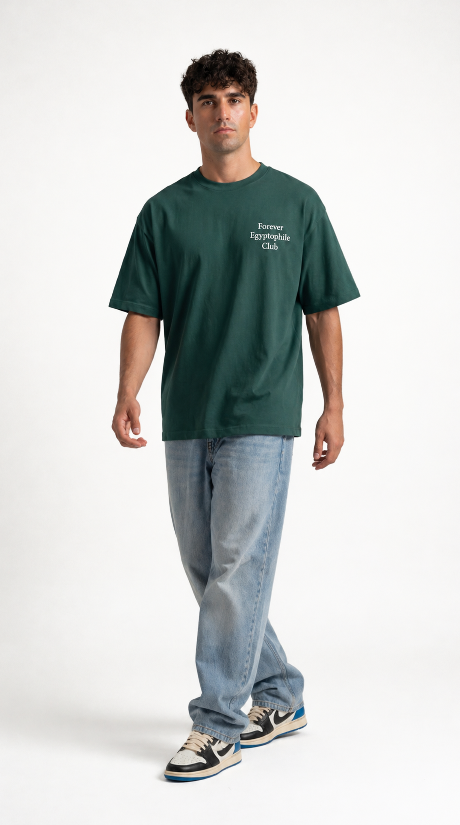 Egyptophile Club Tee – Emerald Green