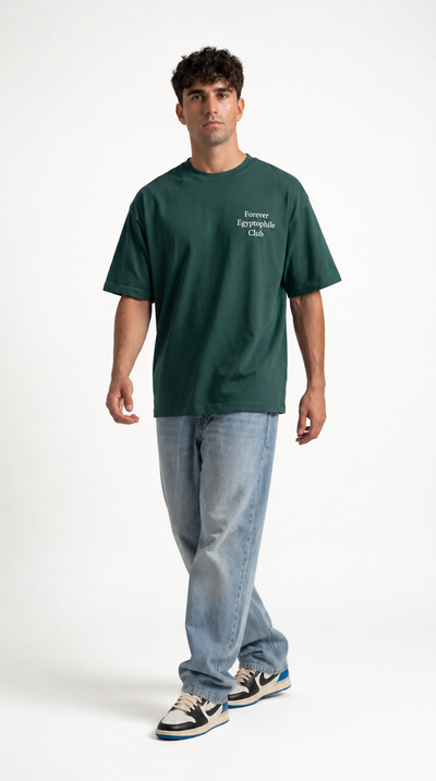 Egyptophile Club Tee – Emerald Green