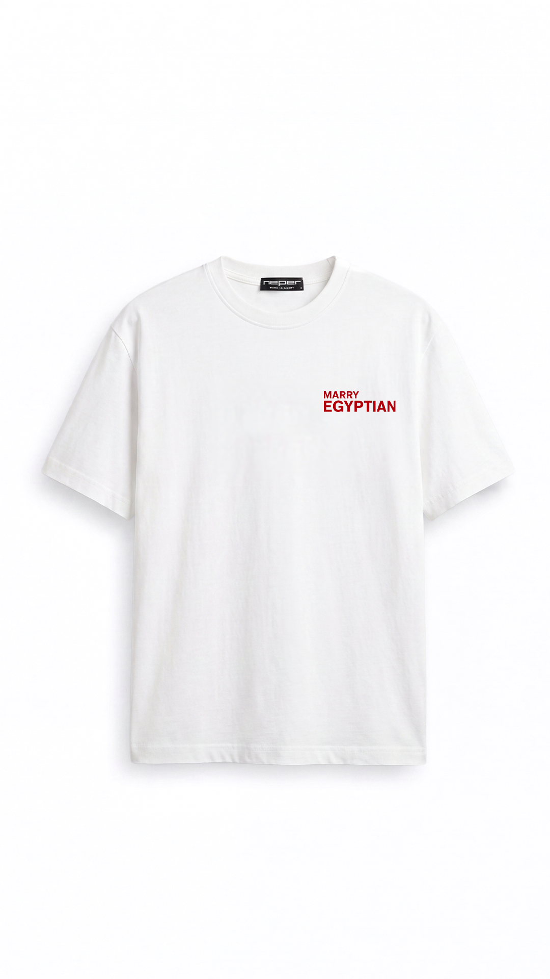 Marry Egyptian Tee – White