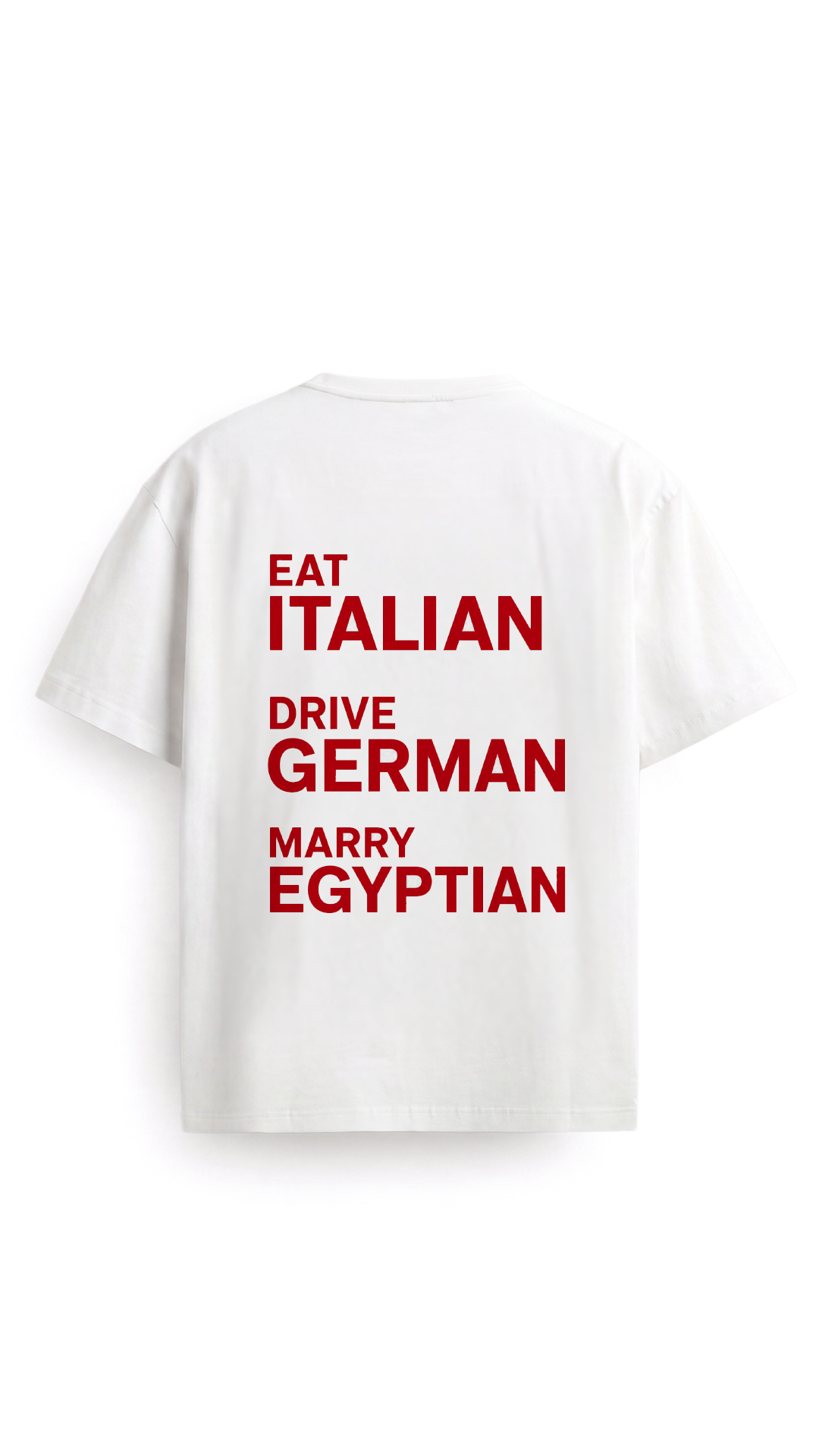 Marry Egyptian Tee – White