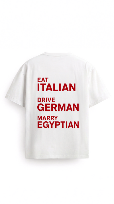 Marry Egyptian Tee – White