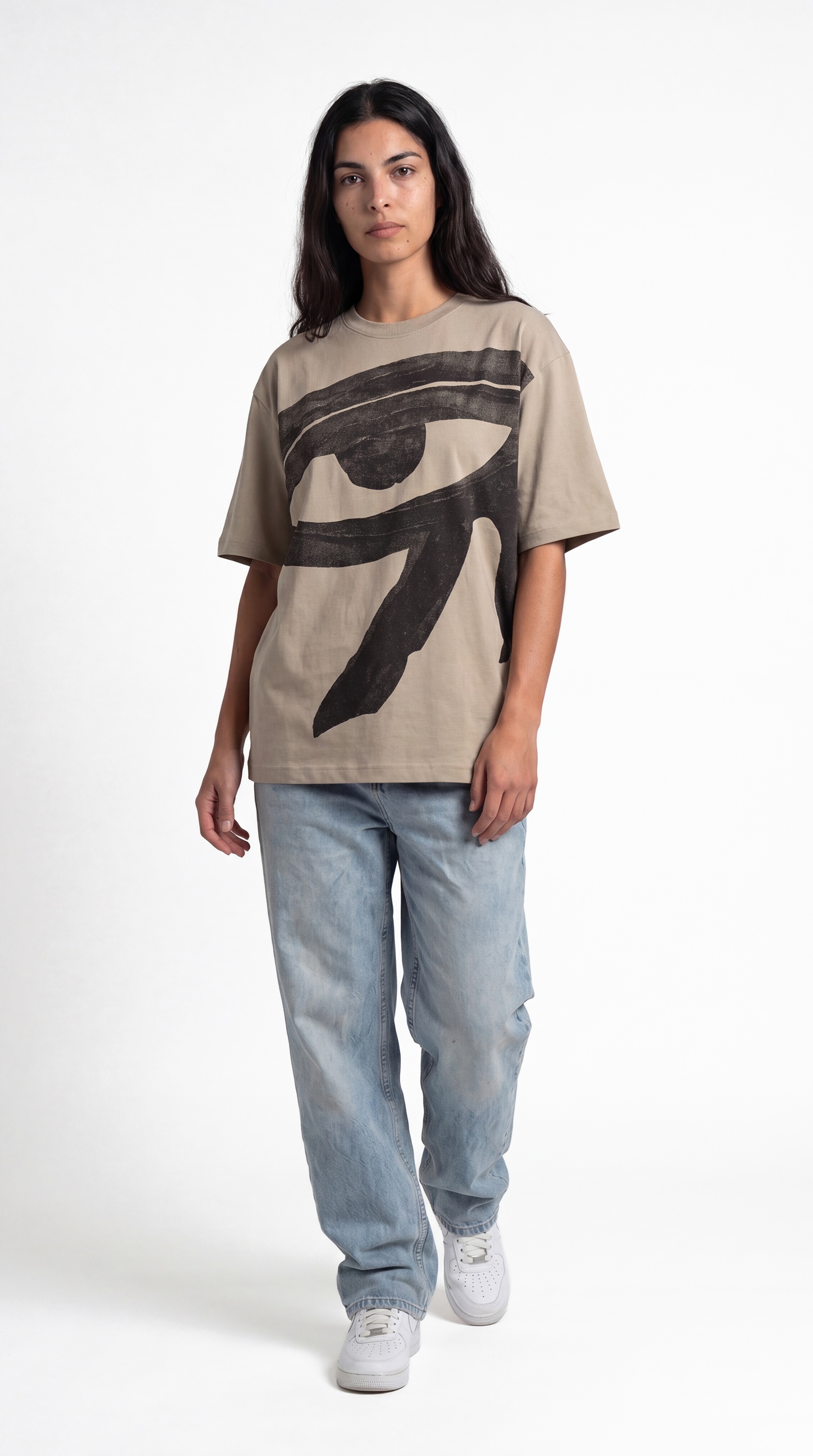 Eye of Ra Tee – Ash Gray