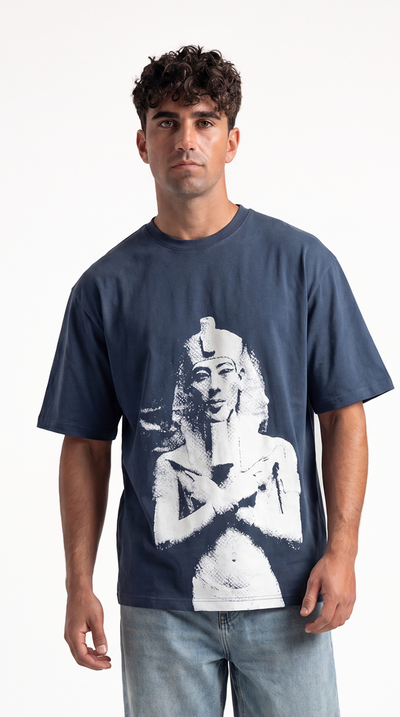 Akhen Shades Tee - Indigo
