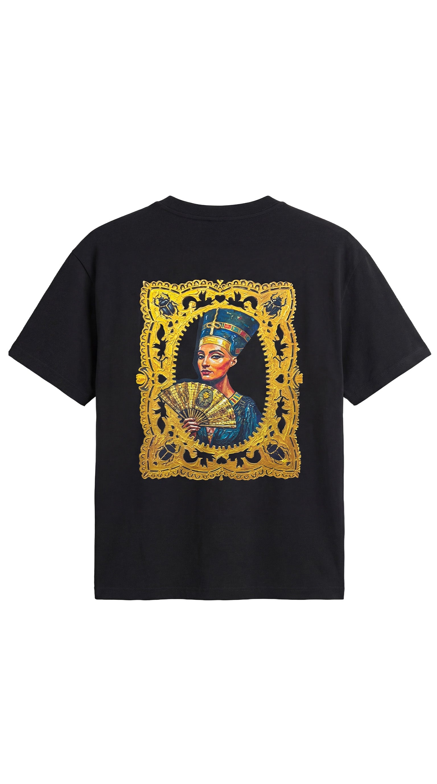 Nefertiti Frame Tee - Black