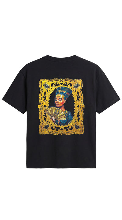 Nefertiti Frame Tee - Black