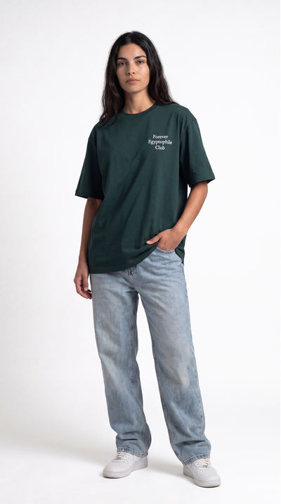 Egyptophile Club Tee – Emerald Green