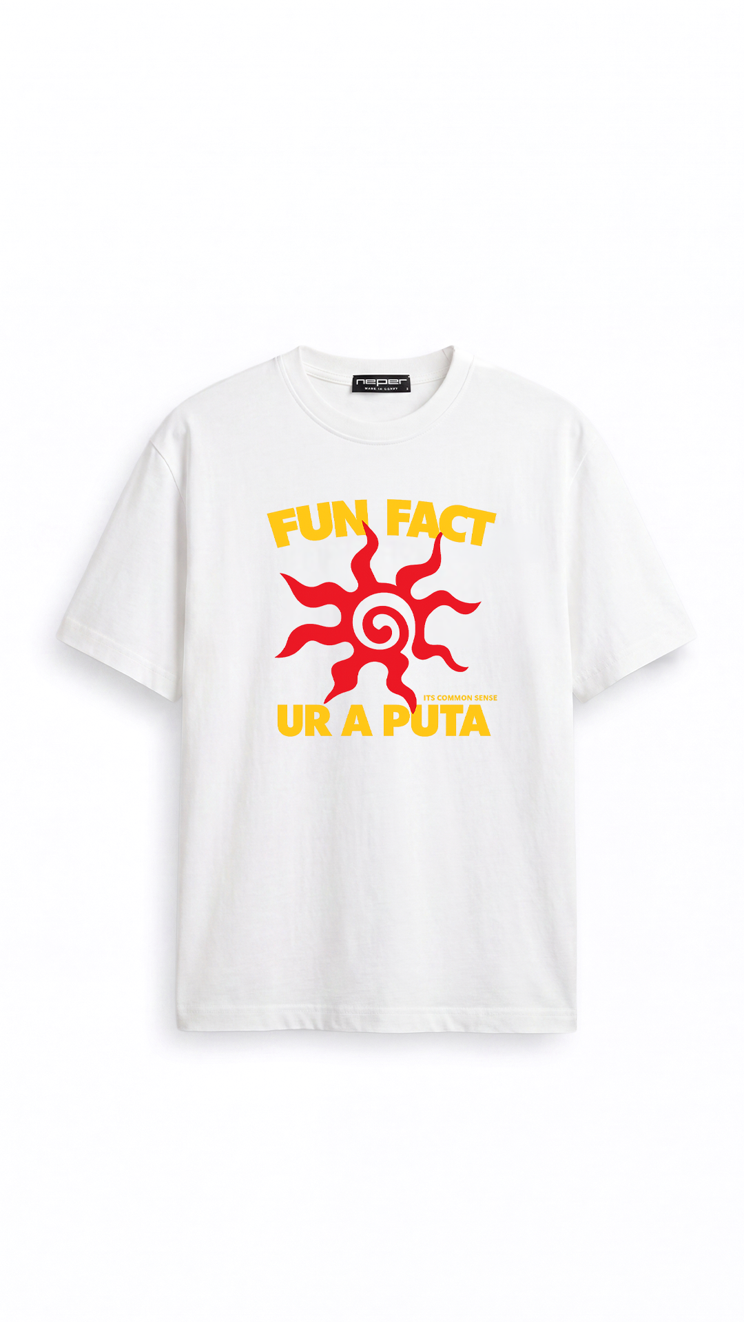 Common Sense Tee - White