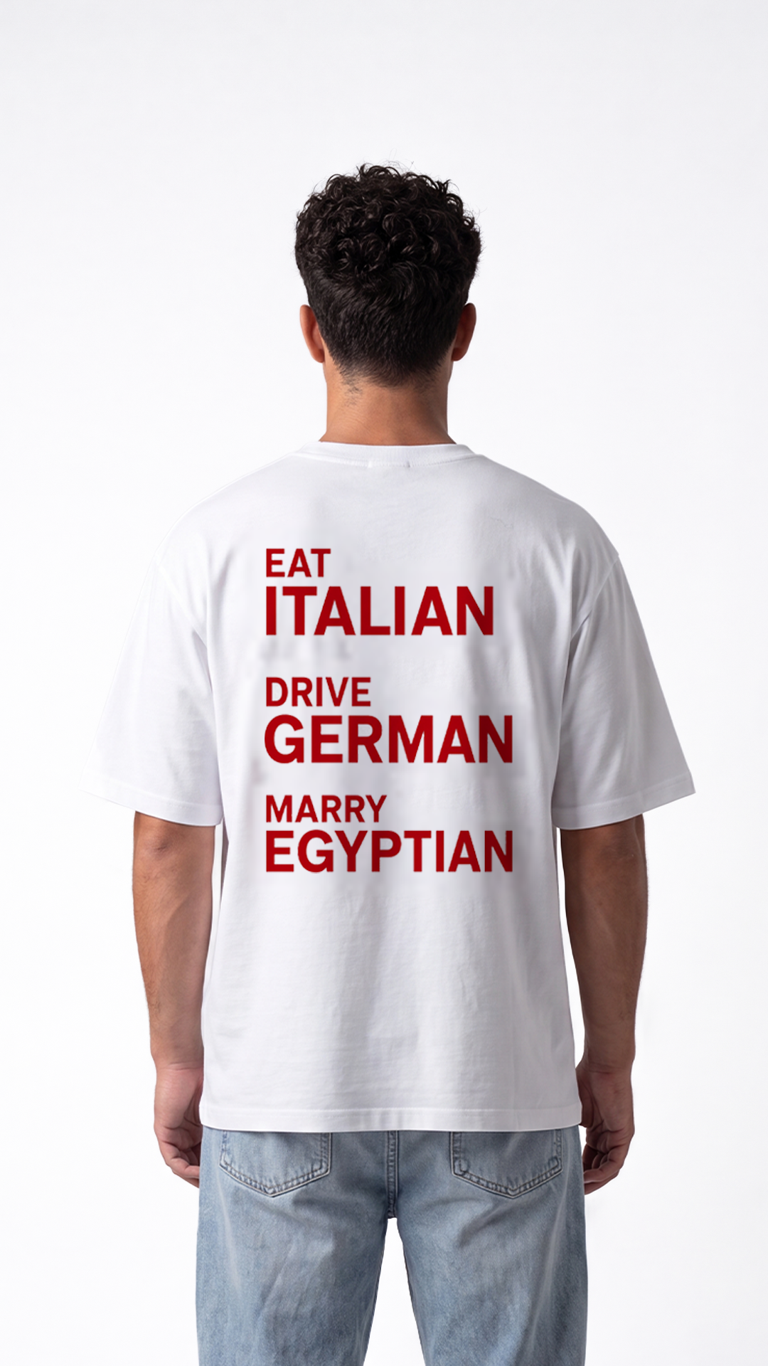 Marry Egyptian Tee – White