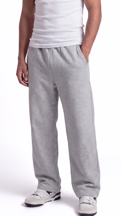 Wide Leg Sweatpants – Gray