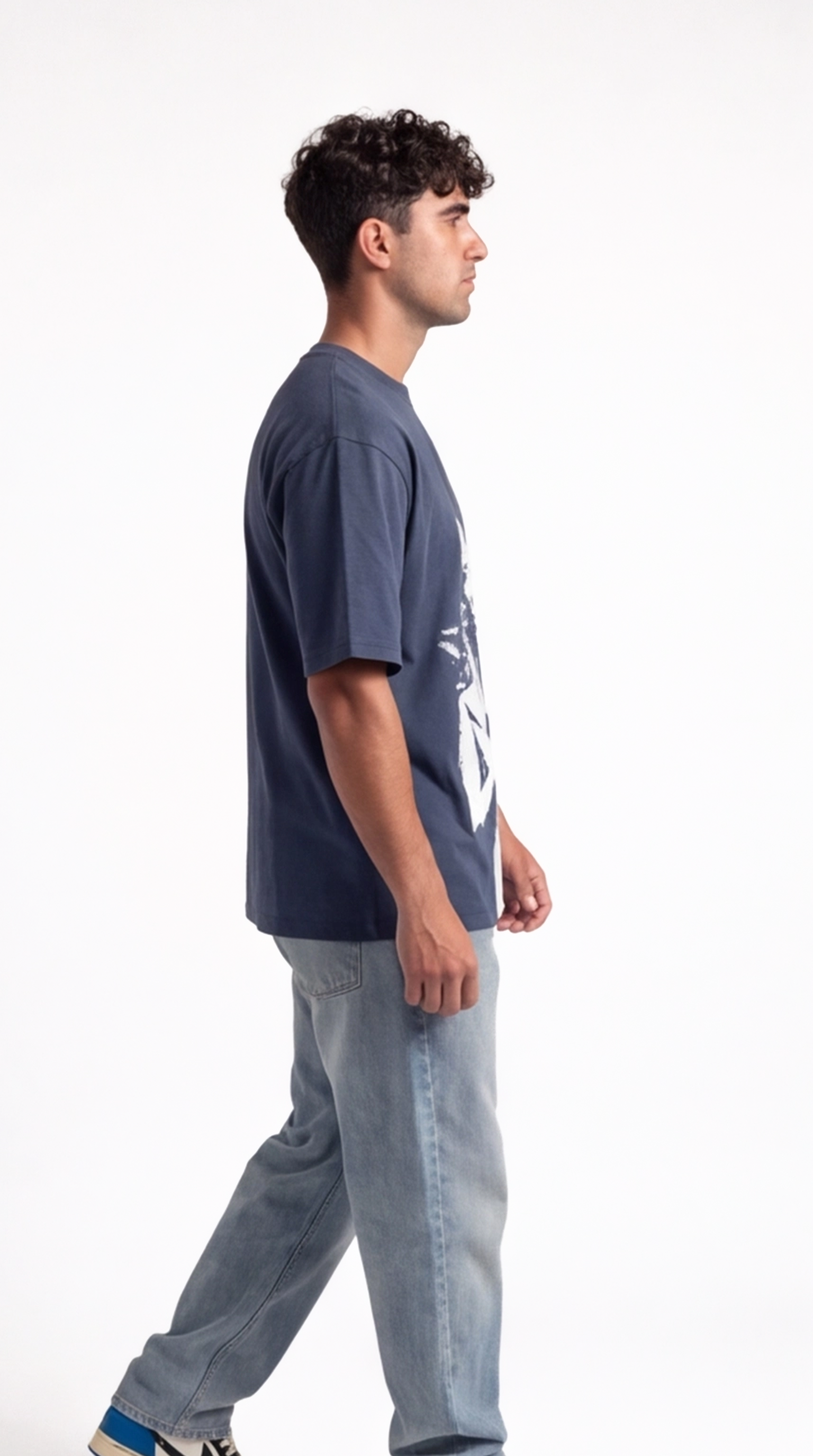 Akhen Shades Tee - Indigo