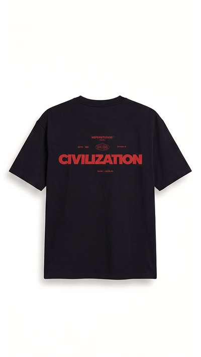 Civilization Code Tee - Black