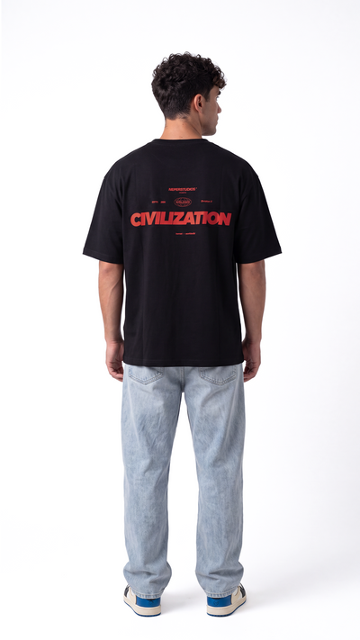 Civilization Code Tee - Black
