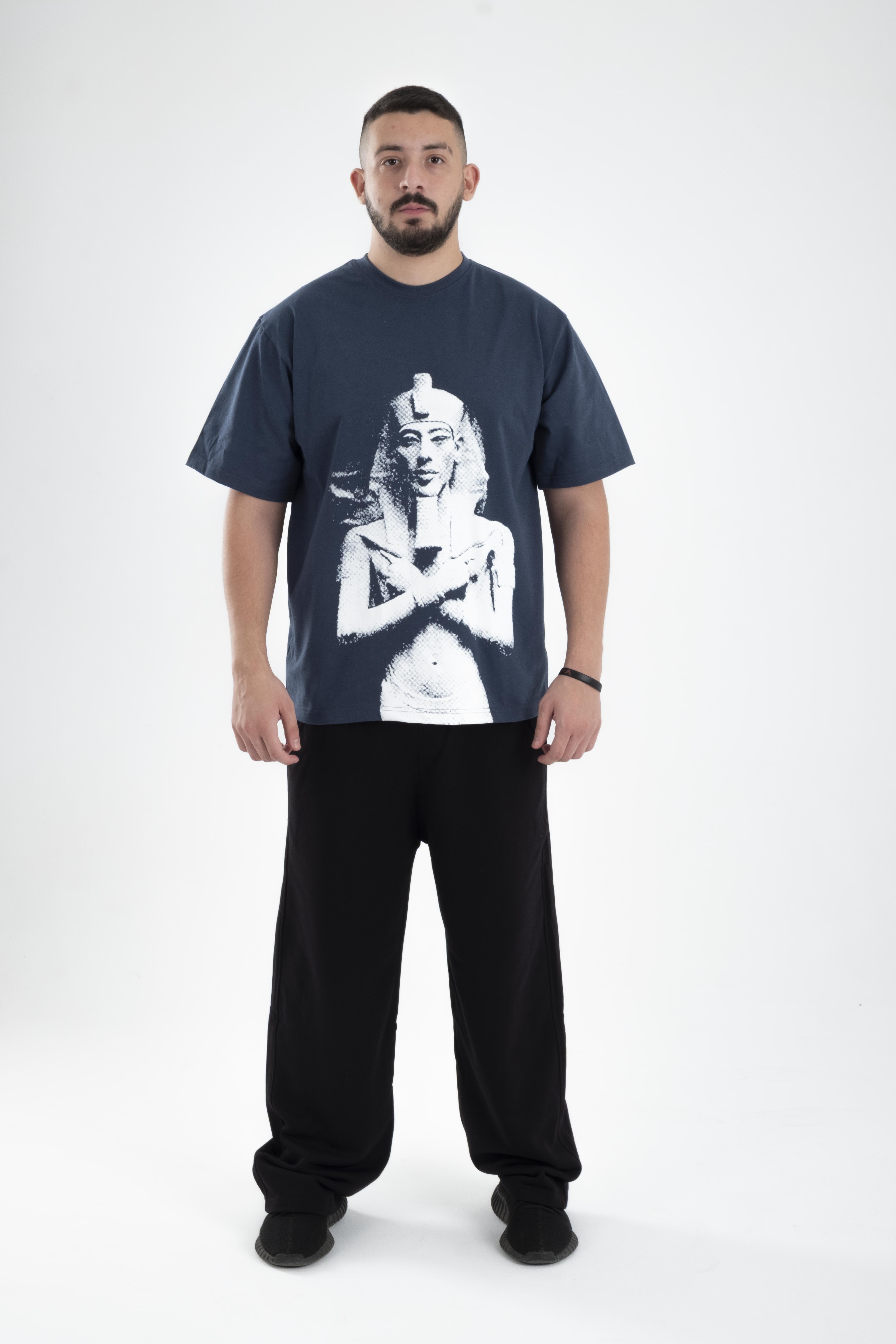 Akhen Shades Tee - Indigo
