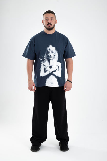 Akhen Shades Tee - Indigo