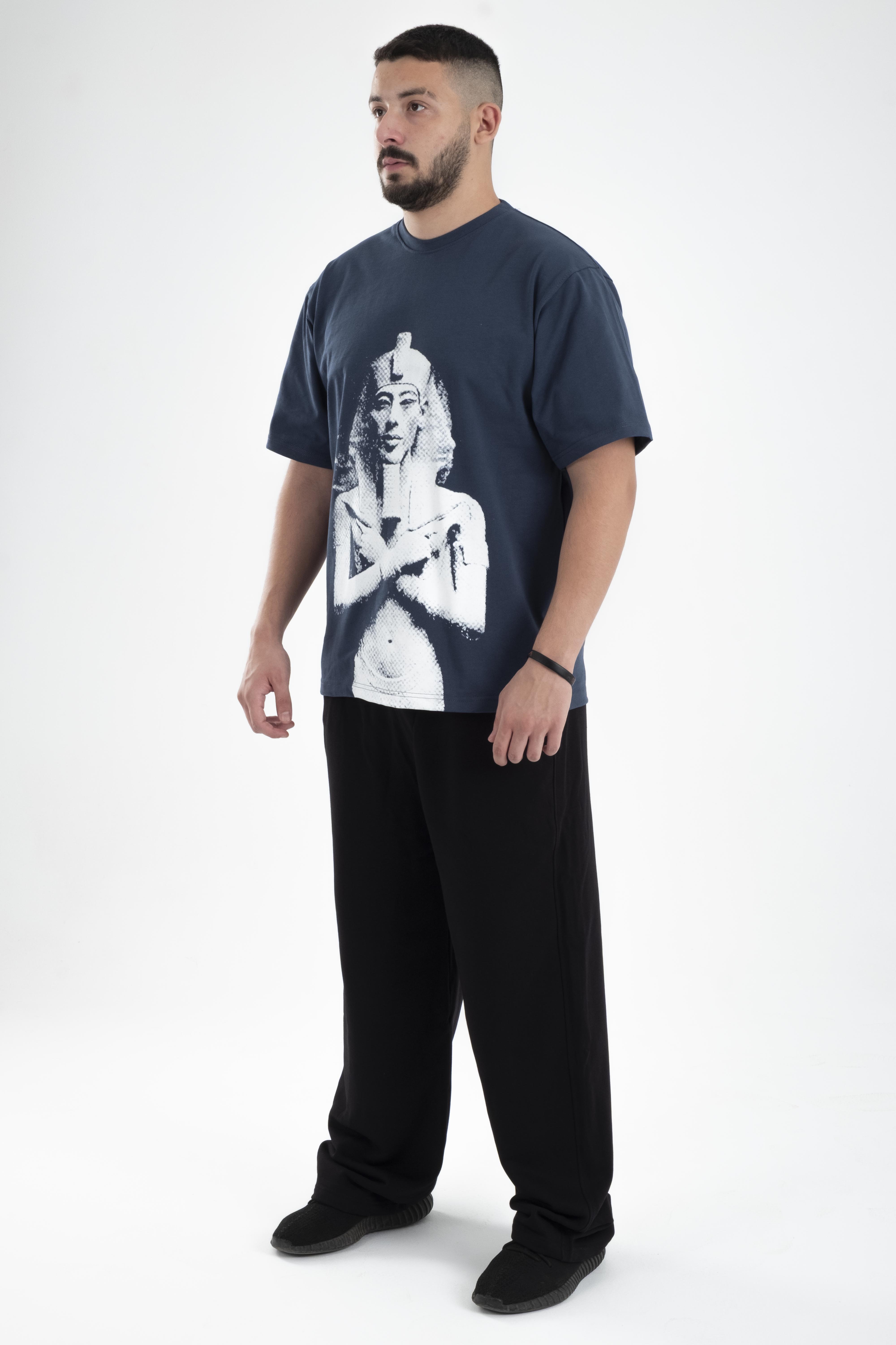 Akhen Shades Tee - Indigo