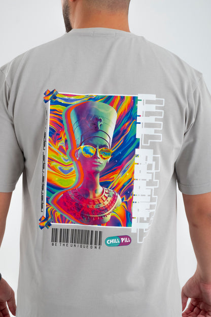 Trippy Titi Tee - Gray