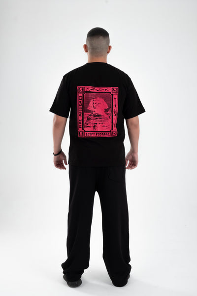 Postage Pharaoh Tee - Black