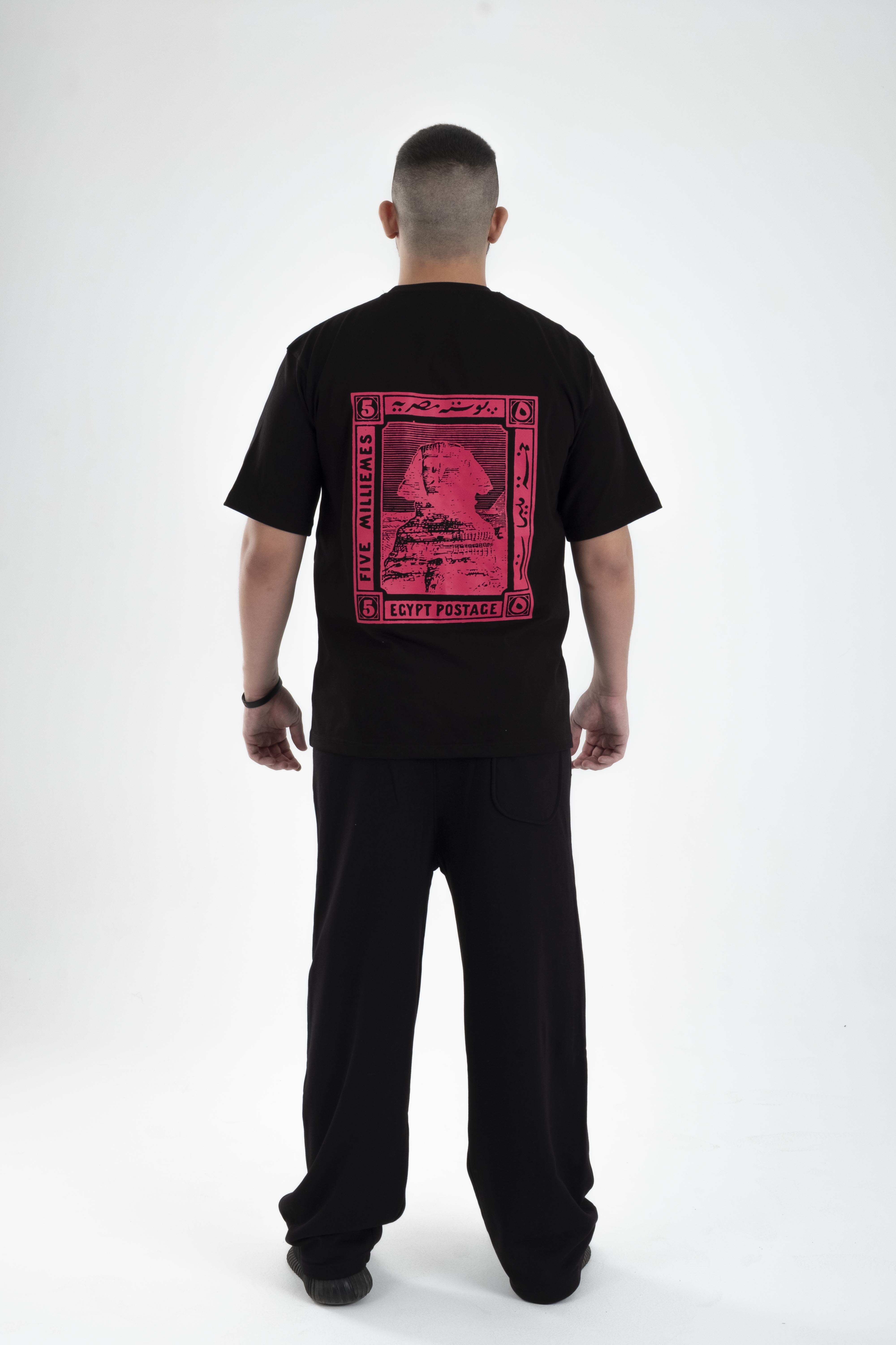 Postage Pharaoh Tee - Black