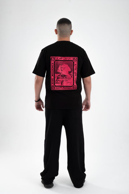 Postage Pharaoh Tee - Black