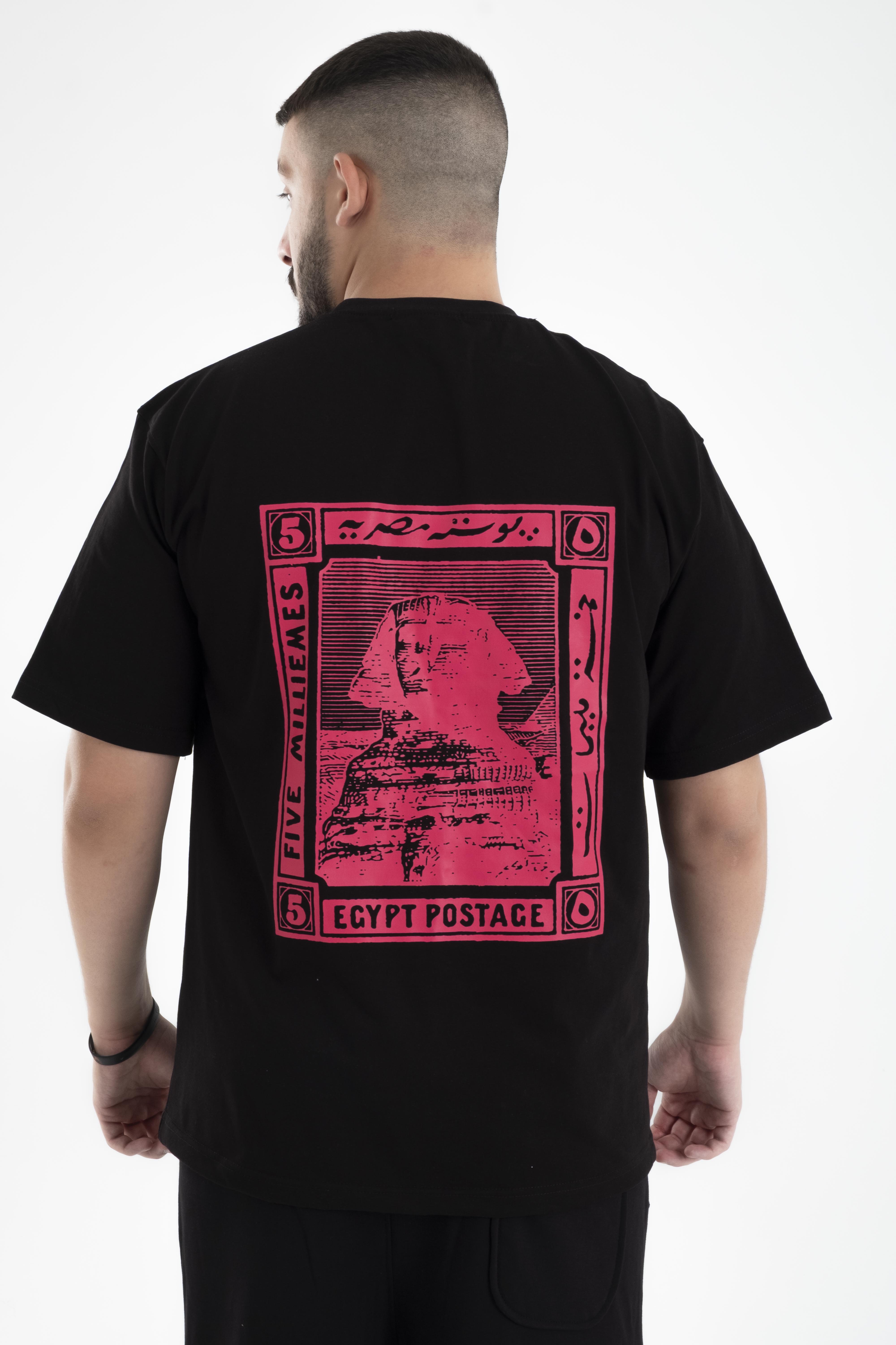 Postage Pharaoh Tee - Black