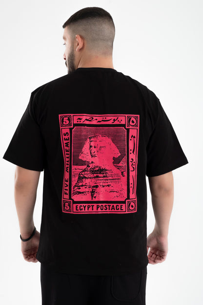 Postage Pharaoh Tee - Black