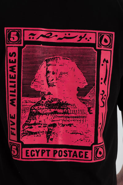 Postage Pharaoh Tee - Black